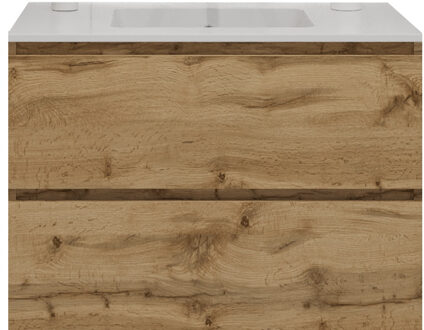 Badkamermeubelset Gliss Zeus 80 cm Natuur Eiken