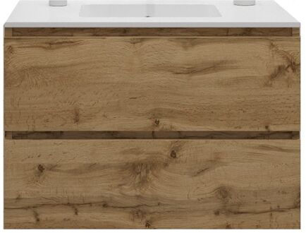 Badkamermeubelset Gliss Zeus 80 cm Rustiek Eiken