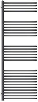 Badkamerradiator 500x1600 mm antraciet ML design Zwart