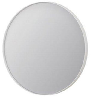 Badkamerspiegel Bliss Rond 60x60cm Aluminium Omlijsting Mat Wit