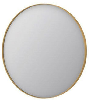 Badkamerspiegel Bliss Rond 80x80cm Aluminium Omlijsting Mat Goud