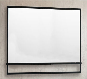 Badkamerspiegel Casajoy 100x70cm met Planchet Zwart