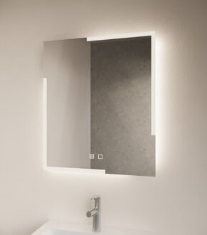 Badkamerspiegel Gliss Design Melite 70x70 cm Met LED Incl. Verwarming