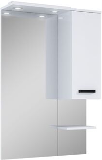 Badkamerspiegel Met Verlichting - Rechthoekig - Wit - 104x80 Cm