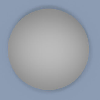 Badkamerspiegel Rond Martens & Meijer Calvo op Aluminium Frame (alle maten)