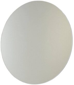 Badkamerspiegel Sapho Aqualine Rond 50 cm Zonder Omlijsting Aluminium