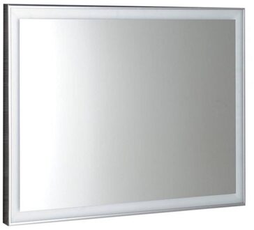 Badkamerspiegel Sapho Luminar 70.3x50.3 cm LED-Verlichting Frame Chroom