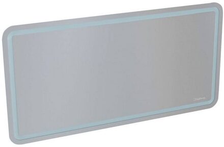 Badkamerspiegel Sapho NYX 100x50 cm LED-Strips Aluminium