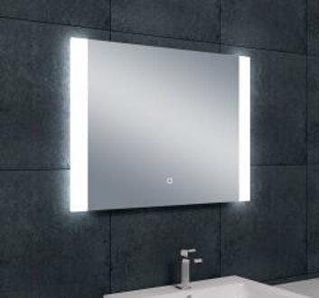 Badkamerspiegel Sunny 80x60cm Geintegreerde LED Verlichting Verwarming Anti Condens Touch Lichtschakelaar Dimbaar