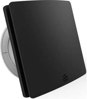 Badkamerventilator - Flixo - Ø100mm - Zwart