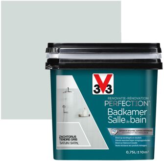 Badkamerverf Renovatie Perfection Zachtgrijs Zijdeglans 750ml