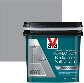 Badkamerverf Renovatie Perfection Zijdeglans Dolfijngrijs 750ml