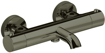 Badkraan Opbouw Salenzi Zwart Chroom