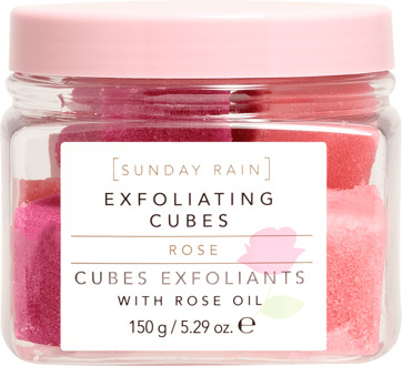 Badkristallen Sunday Rain Sunday Rain Rose Exfoliating Cubes 150 g