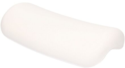 Badkussen - wit - 27 cm - extra comfortabel - met zuignappen - bubbelbad kussen