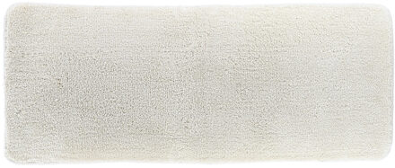 Badmat Aquarius - microfiber - hoogpolig - extra lang - creme wit - 50 x 120 cm - antislip