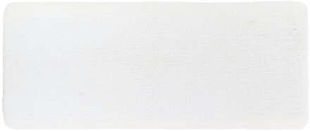Badmat Aquarius - microfiber - hoogpolig - extra lang - wit - 50 x 120 cm - antislip
