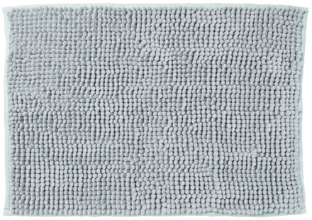 Badmat chenille - grijs - 40x60 cm