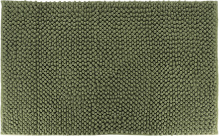 Badmat microfiber - absorberend - groen - 50 x 80 cm