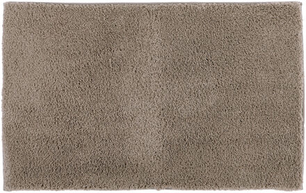 Badmat microfiber - absorberend - taupe - 50 x 80 cm - badkamer - antislip