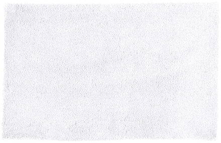 Badmat microfiber - absorberend - wit - 50 x 80 cm