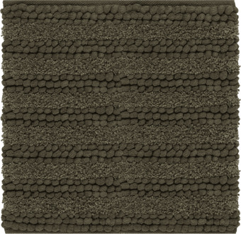 Badmat Roberto - Army Groen - Bidetmat 60x60 Cm