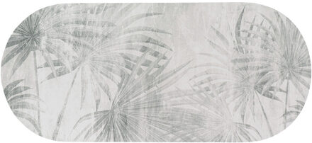 Badmat Urban Oasis?- antislip?- extra lang - 45 x 100 cm - palm design - douchemat