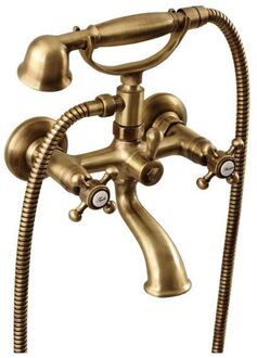 Badmengkraan Sapho Antea met Handdouche 2-knop 11 cm Brons