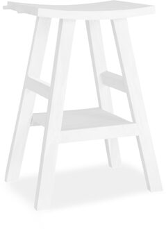 Badmeubel Cipi Zen Consolle Natuurlijk Hout 60x80x40 cm Wit Cipi