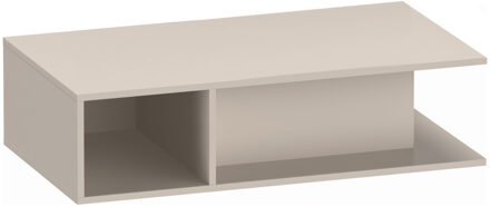 Badmeubel Duravit D-Neo Wand 100x55x26 cm Links Mat Taupe