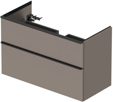 Badmeubel Duravit D-Neo Wand 101x46.2x62.5 cm Mat Basalt Grijs