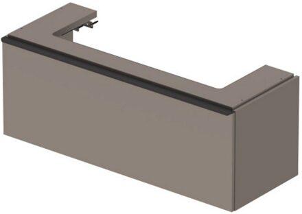 Badmeubel Duravit D-Neo Wand 118.4x44.2x44 cm Mat Basalt Grijs