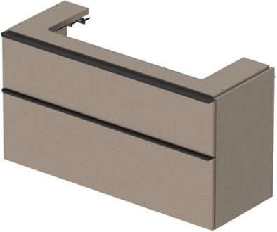 Badmeubel Duravit D-Neo Wand 118.4x44.2x62.5 cm Mat Linnen Creme