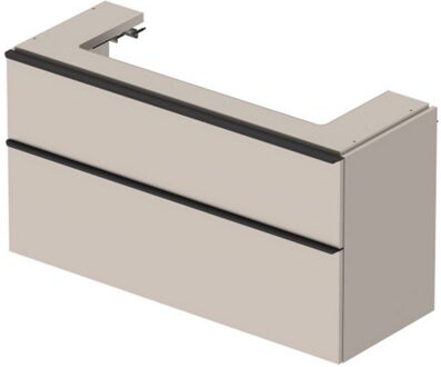 Badmeubel Duravit D-Neo Wand 118.4x44.2x62.5 cm Mat Taupe