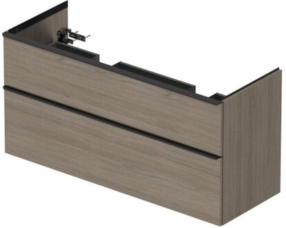 Badmeubel Duravit D-Neo Wand 128x46.2x62.5 cm Mat Eiken Terra