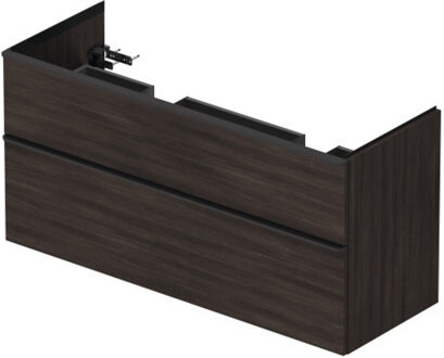 Badmeubel Duravit D-Neo Wand 128x46.2x62.5 cm Mat Kastanje (Donker) Bruin