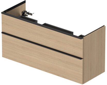 Badmeubel Duravit D-Neo Wand 128x46.2x62.5 cm Mat Natuur Eiken