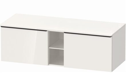 Badmeubel Duravit D-Neo Wand 140x55x45.9 cm Hoogglans Wit Rechts