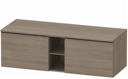 Badmeubel Duravit D-Neo Wand 140x55x45.9 cm Mat Eiken Terra