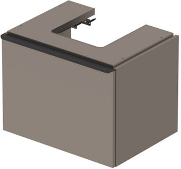 Badmeubel Duravit D-Neo Wand 58.4x44.2x44 cm Mat Basalt Grijs