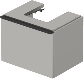 Badmeubel Duravit D-Neo Wand 58.4x44.2x44 cm Mat Betongrijs