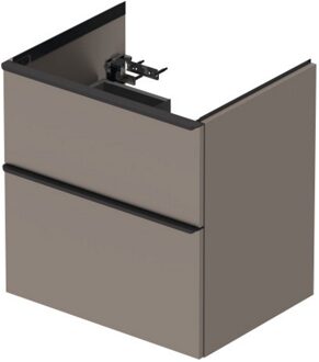 Badmeubel Duravit D-Neo Wand 61x46.2x62.5 cm Mat Basalt Grijs