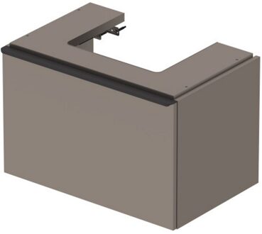 Badmeubel Duravit D-Neo Wand 68.4x44.2x44 cm Mat Basalt Grijs