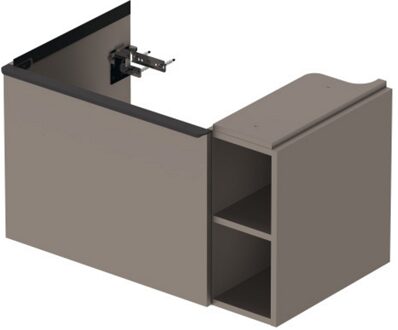 Badmeubel Duravit D-Neo Wand 78.4x45.2x44 cm Links Mat Basalt Grijs