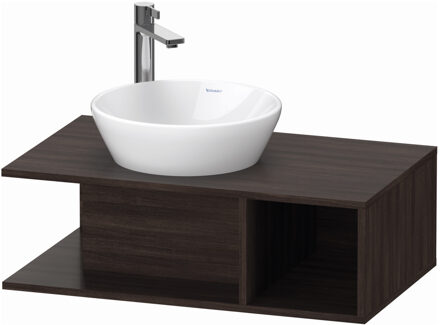 Badmeubel Duravit D-Neo Wand 80x48x26 cm Rechts Mat Kastanje (Donker) Bruin