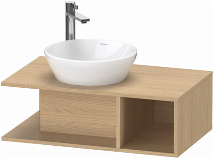 Badmeubel Duravit D-Neo Wand 80x48x26 cm Rechts Mat Natuur Eiken