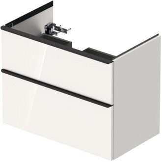 Badmeubel Duravit D-Neo Wand 81x46.2x62.5 cm Links Hoogglans Wit