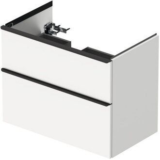 Badmeubel Duravit D-Neo Wand 81x46.2x62.5 cm Links Mat Wit