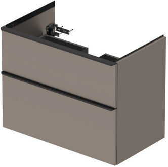 Badmeubel Duravit D-Neo Wand 81x46.2x62.5 cm Mat Basalt Grijs