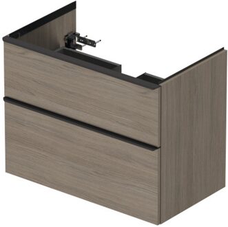 Badmeubel Duravit D-Neo Wand 81x46.2x62.5 cm Mat Eiken Terra